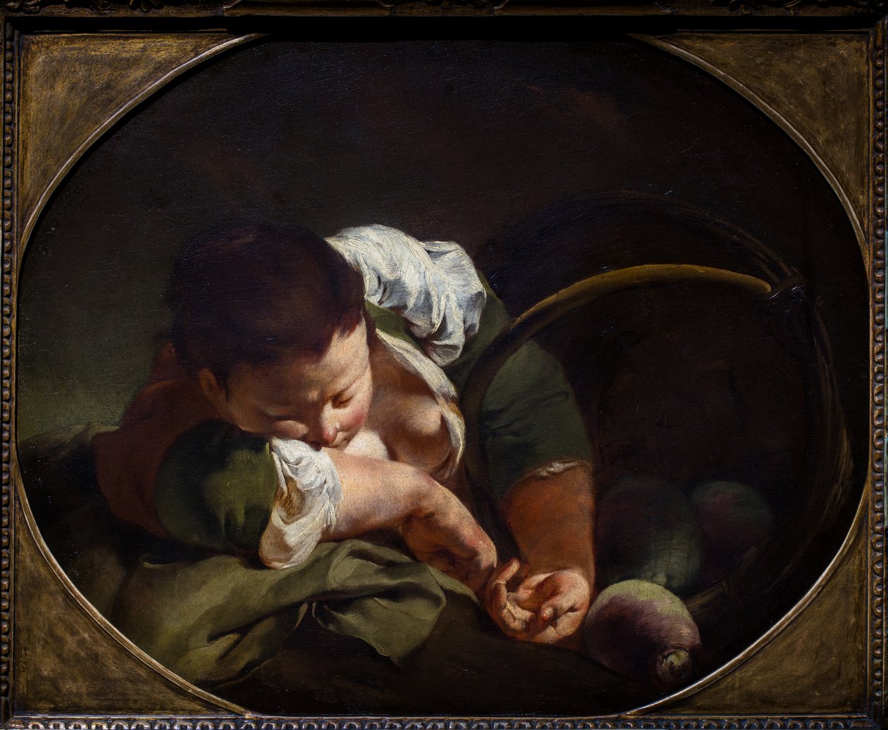 Sleeping Peasant Girl by Giovanni Battista Piazzetta