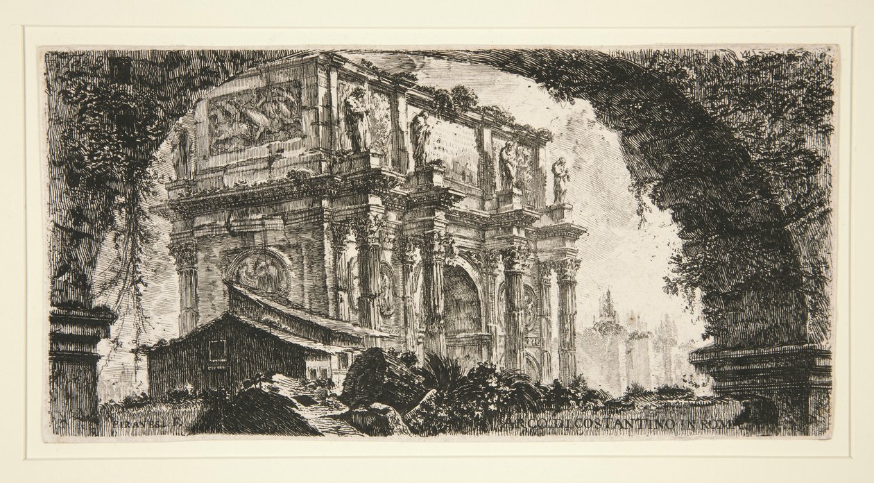 Arch of Constantine in Rome, from Alcune Vedute di Archi Trionfali ed altri monumenti by Giovanni Battista Piranesi