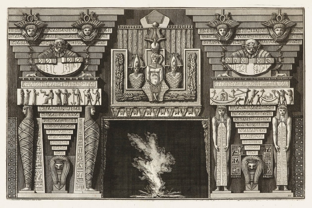 Etruscan Chimneypiece by Giovanni Battista Piranesi