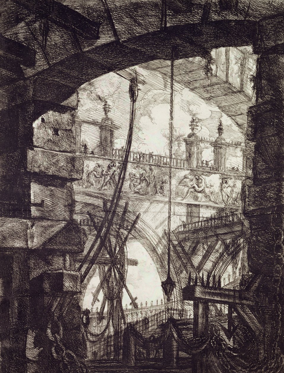 Carceri IV by Giovanni Battista Piranesi
