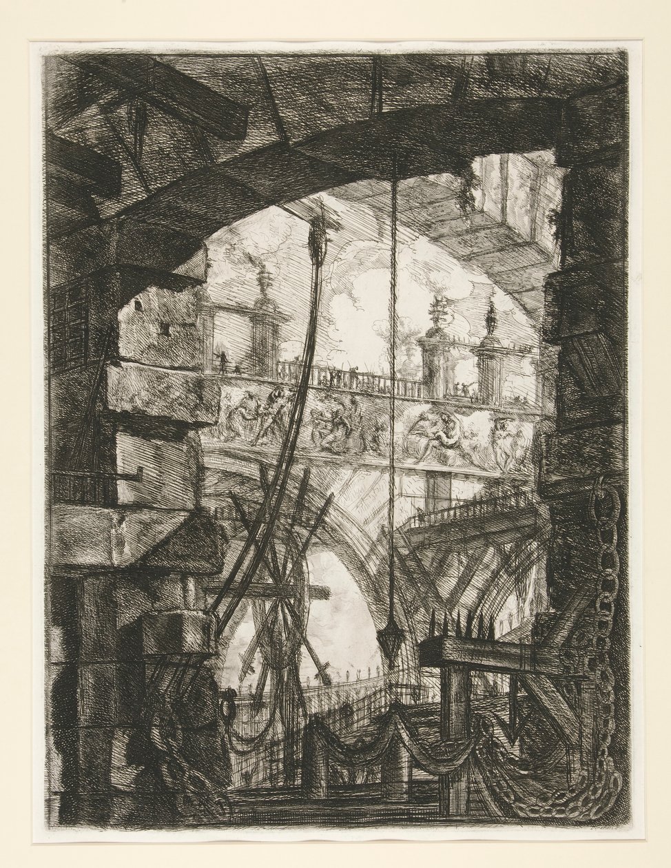 Carceri, IV: The Grand Piazza by Giovanni-Battista Piranesi
