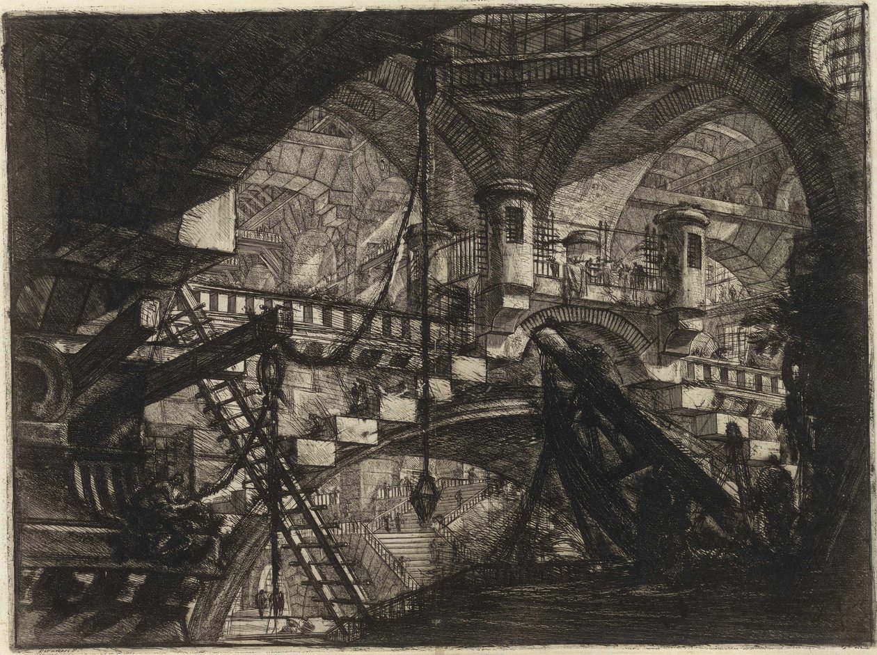From the series The Imaginary Prisons by Giovanni Battista Piranesi