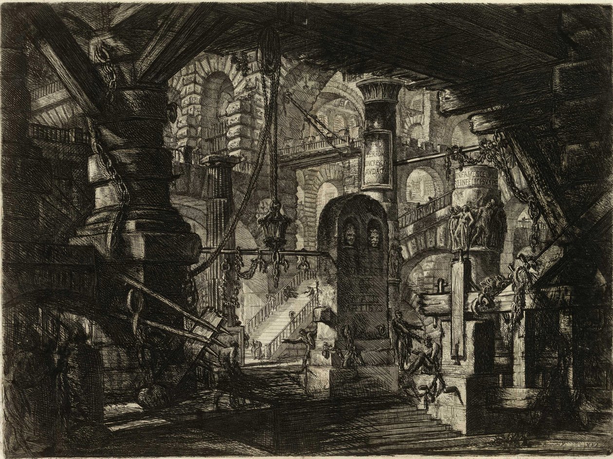 From the series The Imaginary Prisons by Giovanni Battista Piranesi