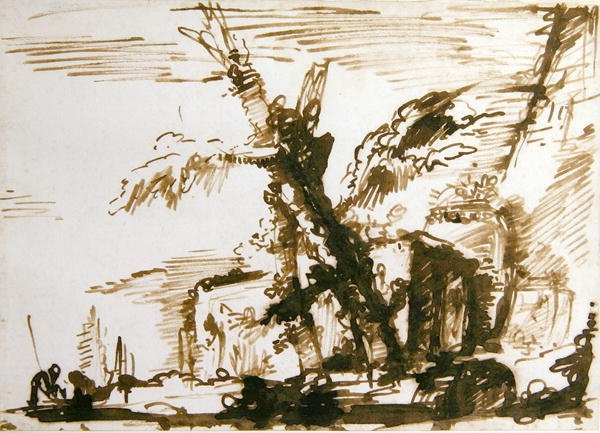 Italianate Landscape by Giovanni Battista Piranesi