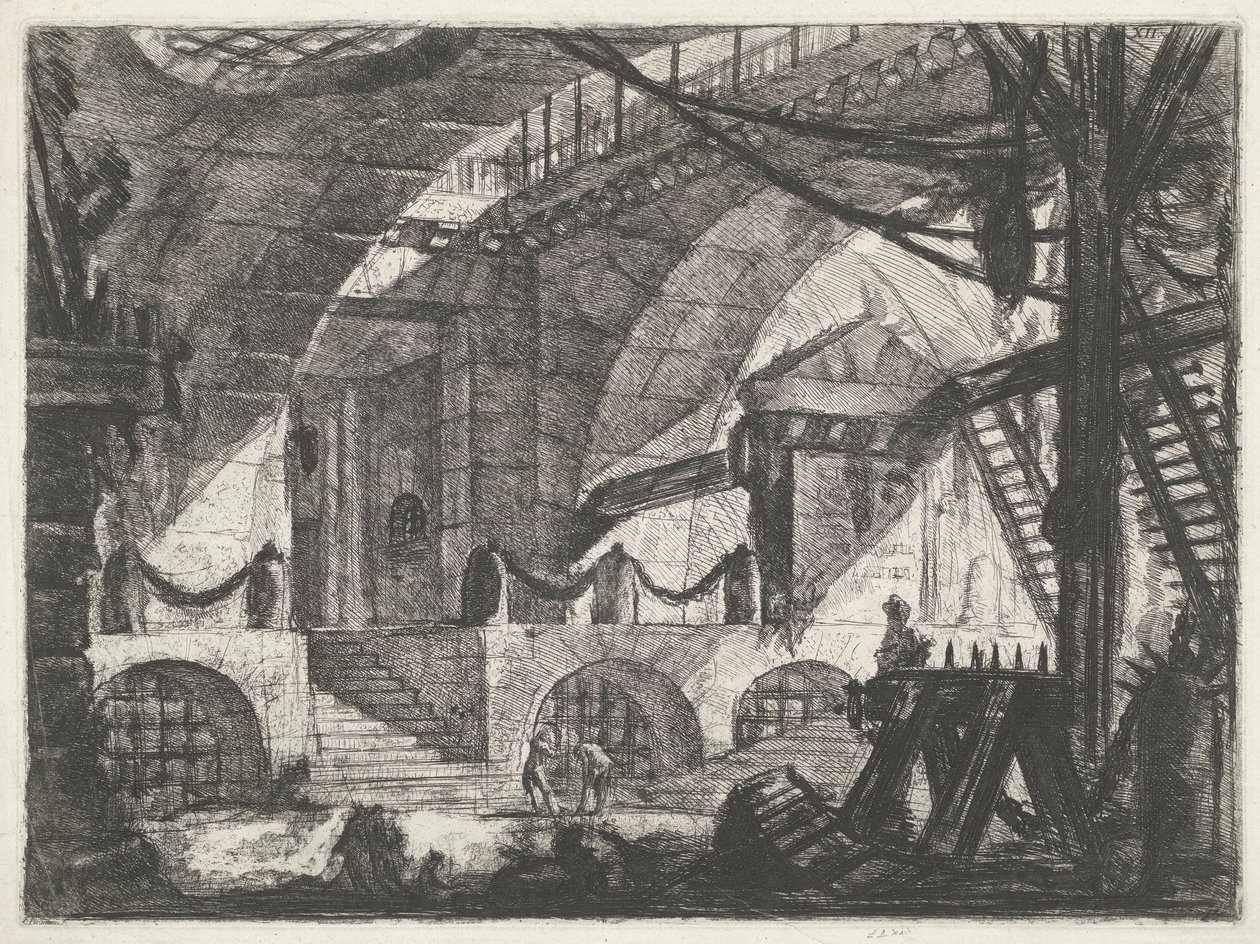 Kerker met zaagbok, Kerkers (series title), Carceri d