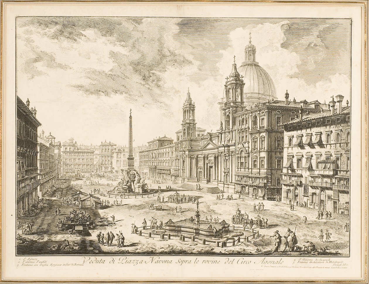 Piazza Navona, plate from 