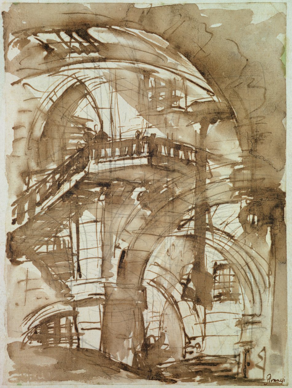 Roman Prison, c.1744-5 by Giovanni Battista Piranesi