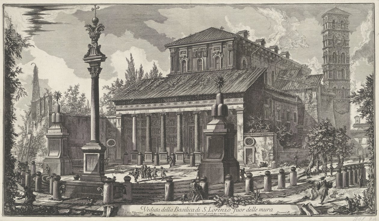 Saint Lawrence Outside the Walls in Rome by Giovanni Battista Piranesi