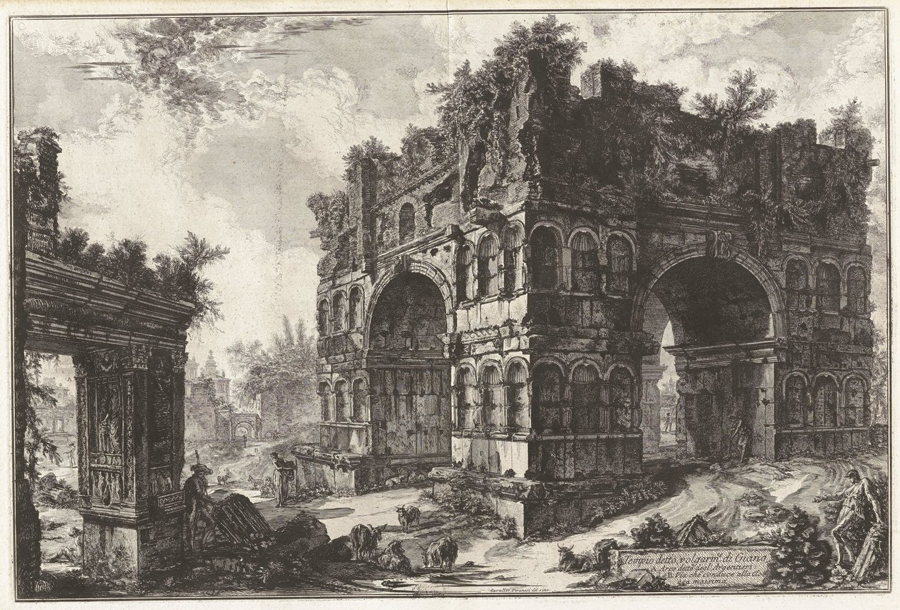 Temple Commonly Called of Janus by Giovanni Battista Piranesi