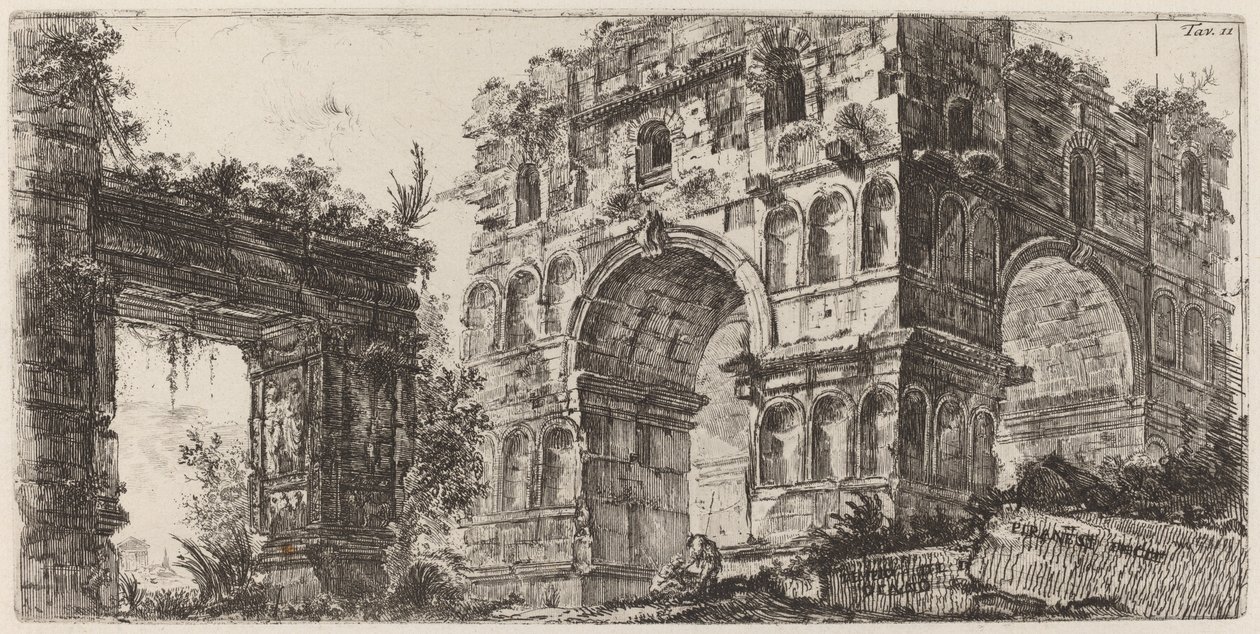Temple of Diana by Giovanni Battista Piranesi