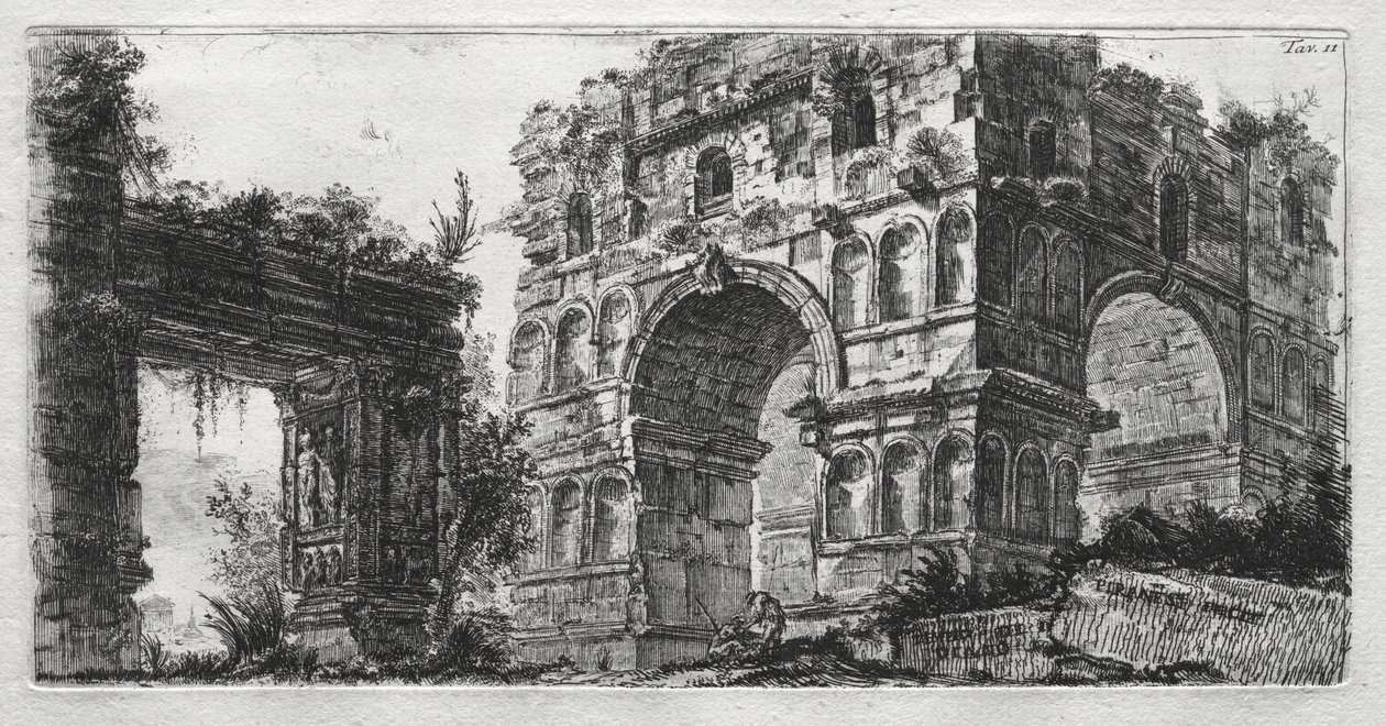 Temple of Diana by Giovanni Battista Piranesi
