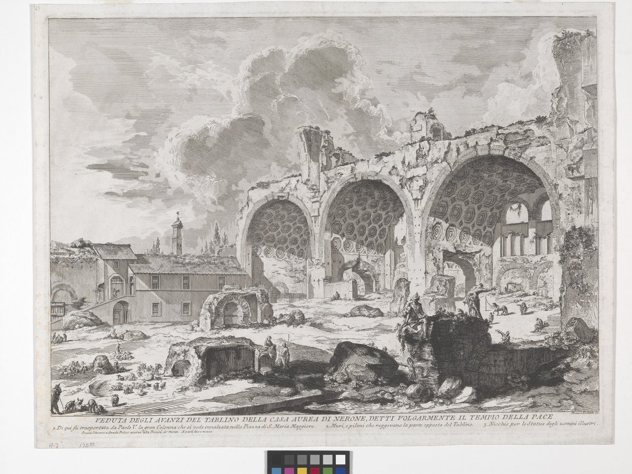 The Basilica Of Constantine by Giovanni Battista Piranesi