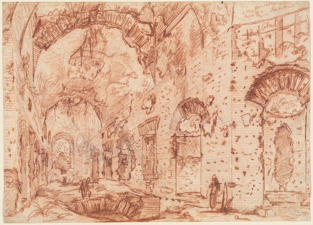 The "Canopus" of the Villa Adriana at Tivoli by Giovanni Battista Piranesi