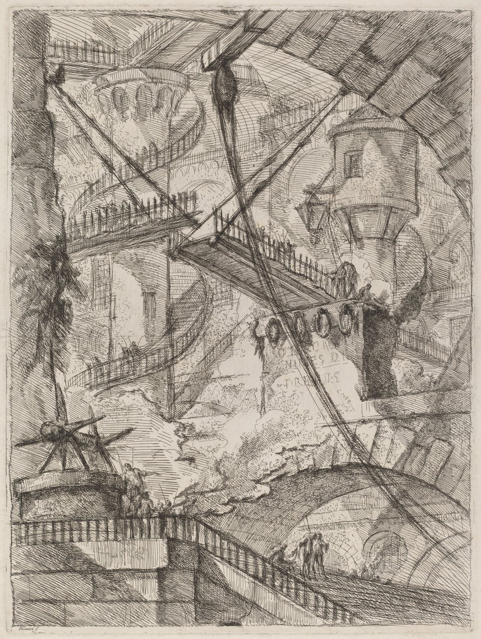The Drawbridge by Giovanni Battista Piranesi