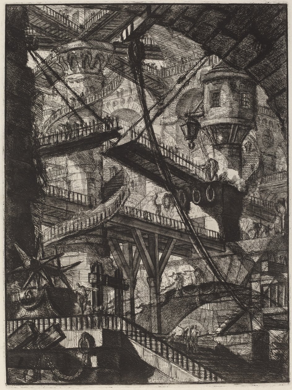 The Drawbridge by Giovanni Battista Piranesi