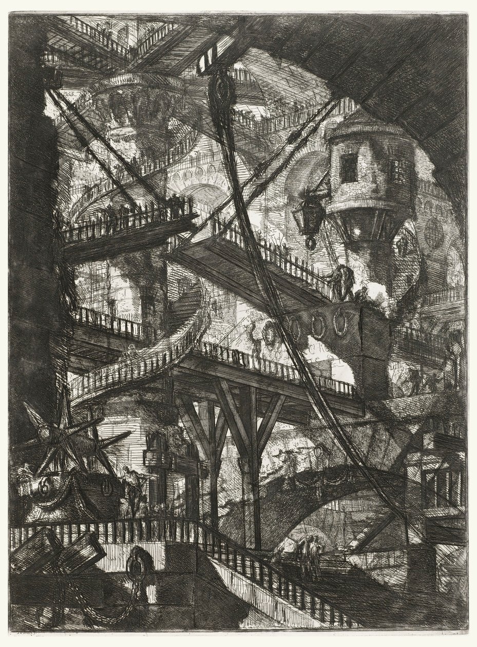 The Drawbridge, Plate VII from the Series Carceri d