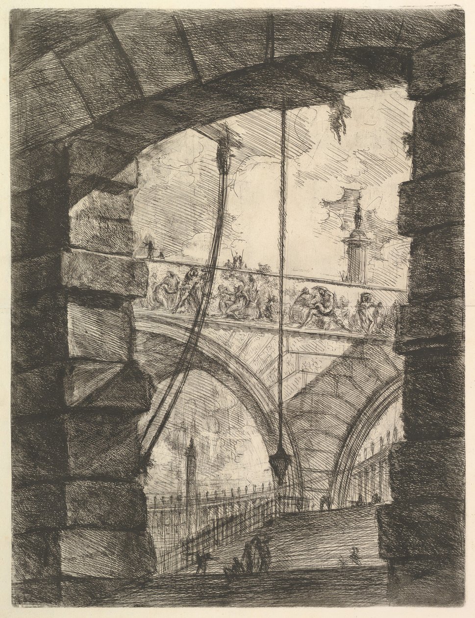 The Grand Piazza, from Imaginary Prisons by Giovanni Battista Piranesi