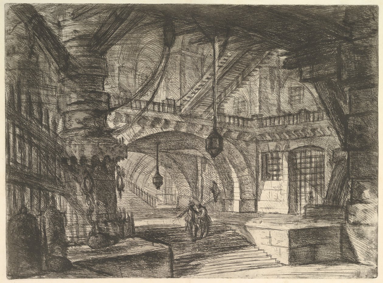 The Pier with Chains, from Carceri d