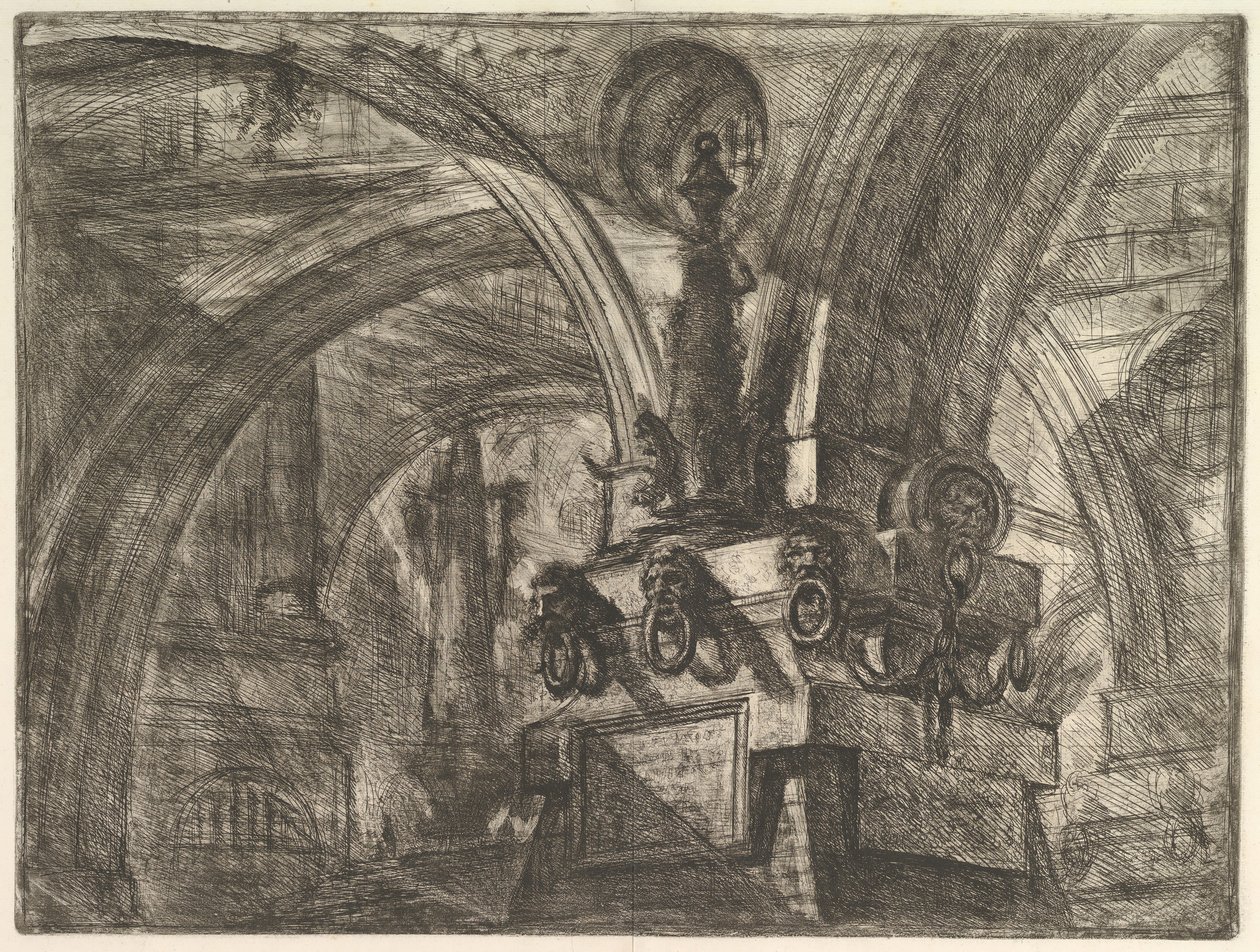 The Pier with a Lamp, from Imaginary Prisons by Giovanni Battista Piranesi