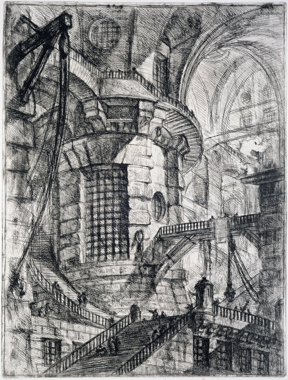 The Round Tower, plate III from Carceri d