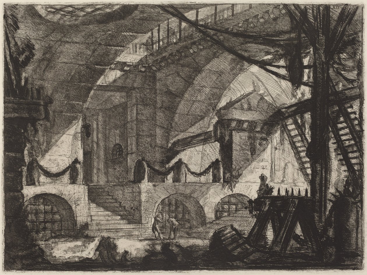 The Sawhorse by Giovanni Battista Piranesi