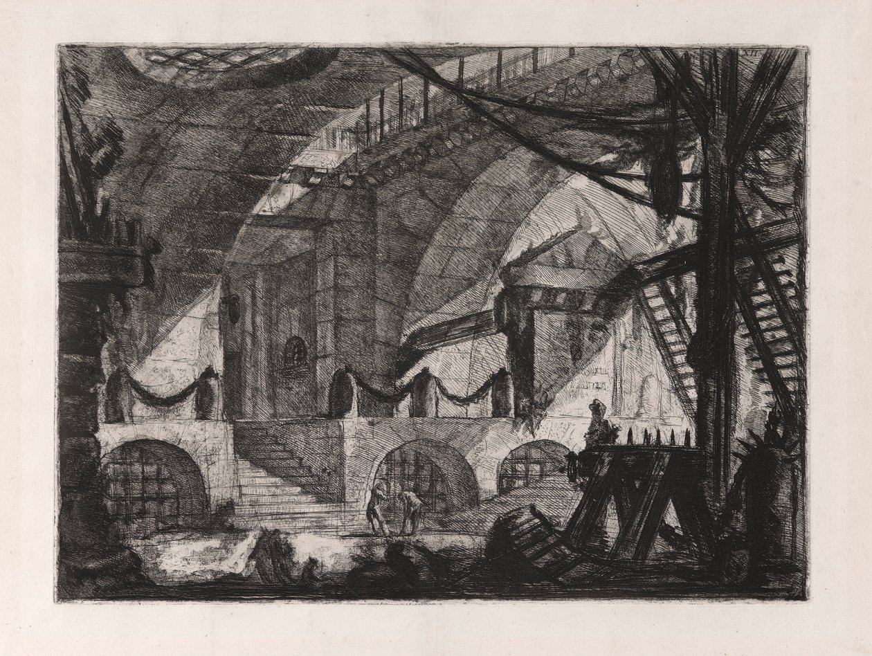 The Sawhorse, Plate 12 from Carceri d