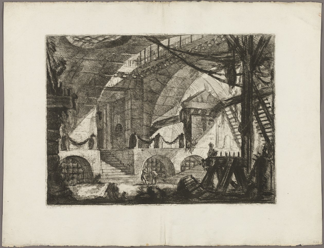 The Sawhorse, plate 12 from Imaginary Prisons by Giovanni Battista Piranesi