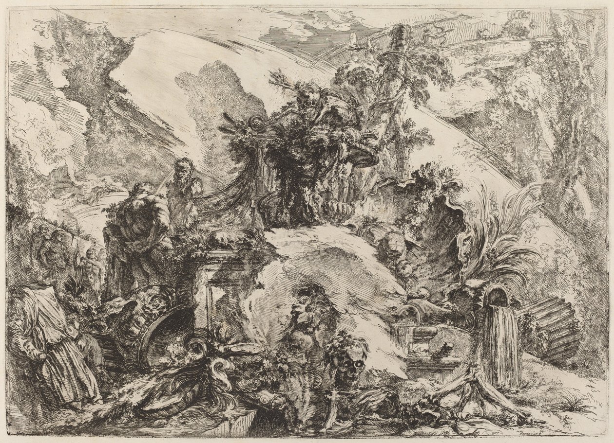 The Skeletons by Giovanni Battista Piranesi
