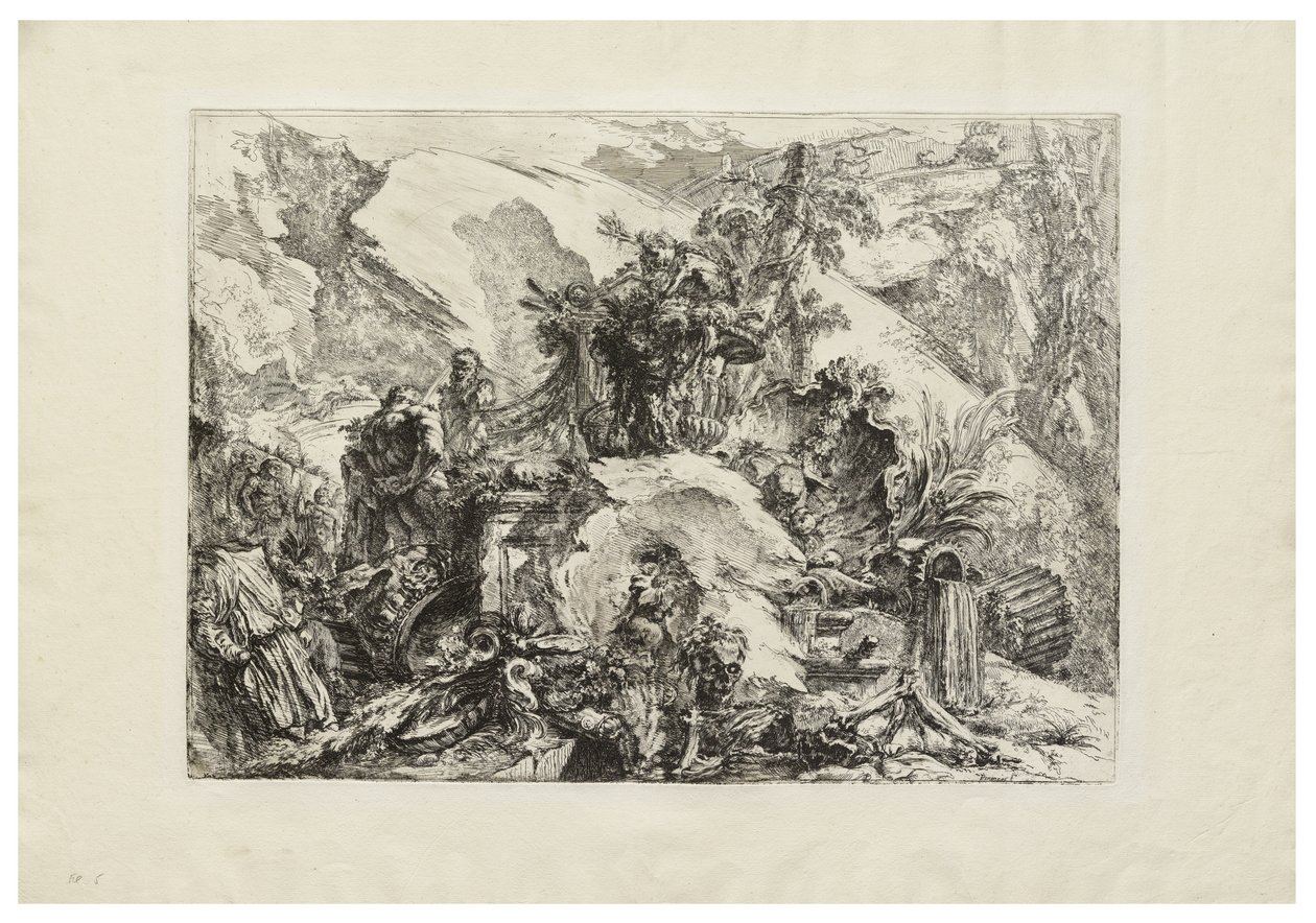 The Skeletons by Giovanni Battista Piranesi