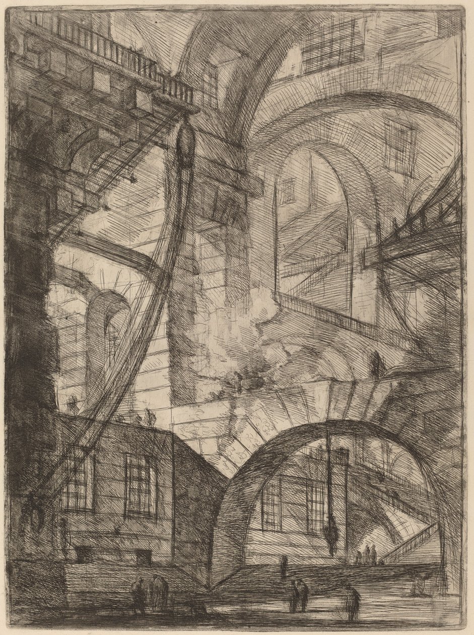 The Smoking Fire by Giovanni Battista Piranesi