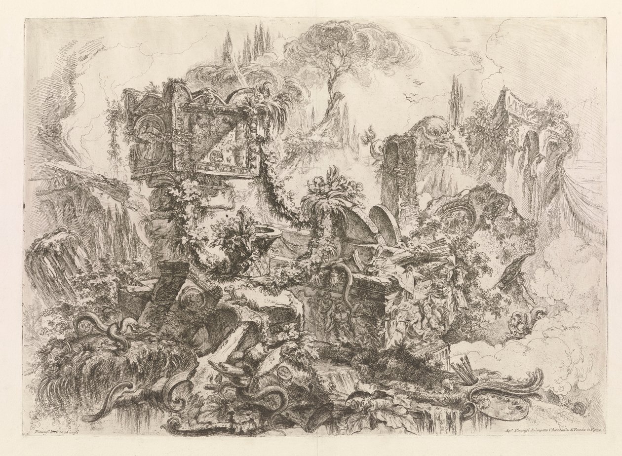 The Tomb of Nero, from Grotesques by Giovanni Battista Piranesi