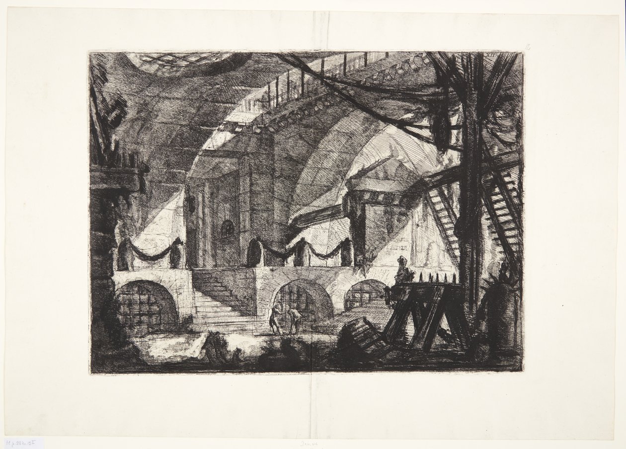 The Sawhorse by Giovanni Battista Piranesi