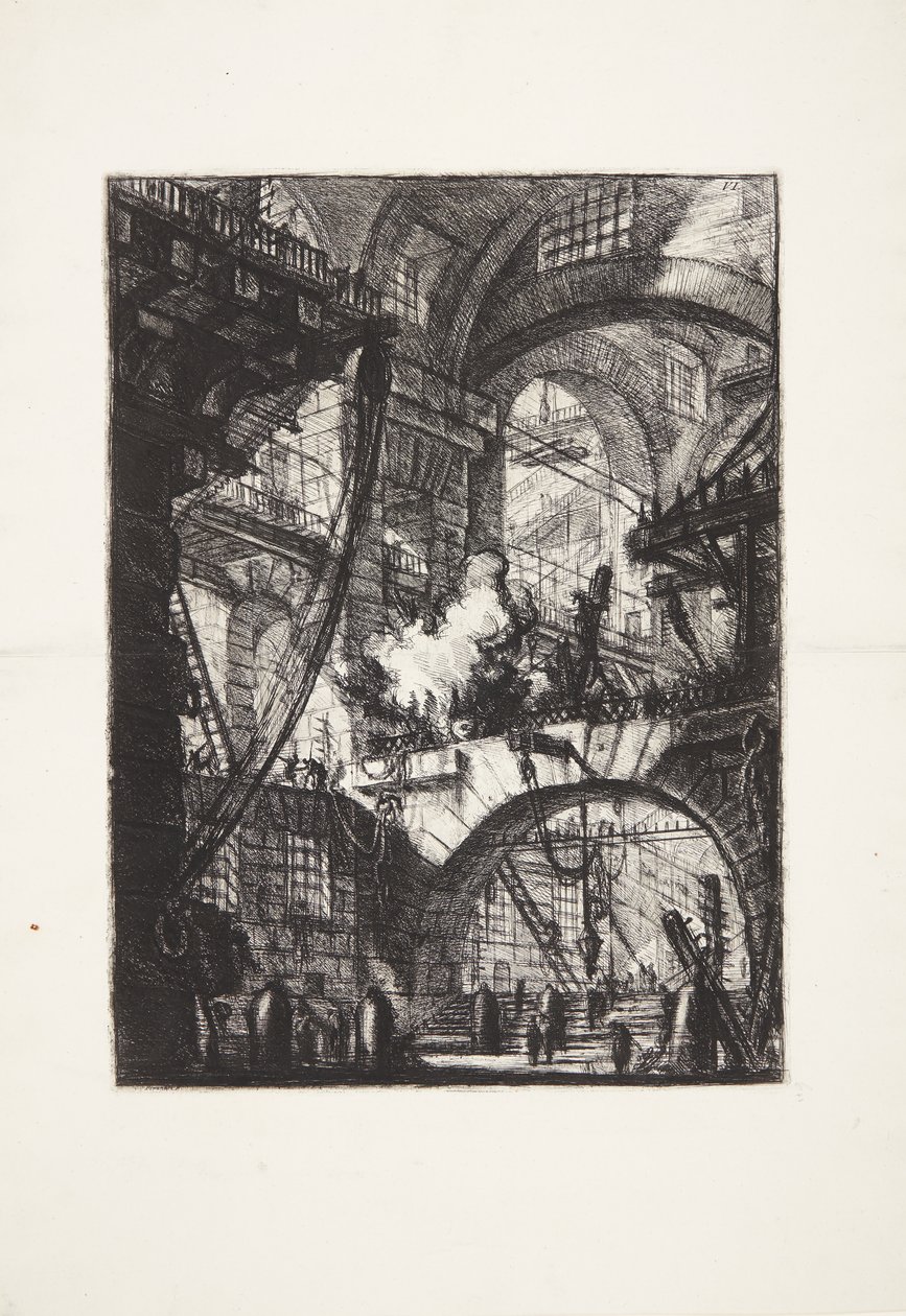 The Smoking Fire by Giovanni Battista Piranesi