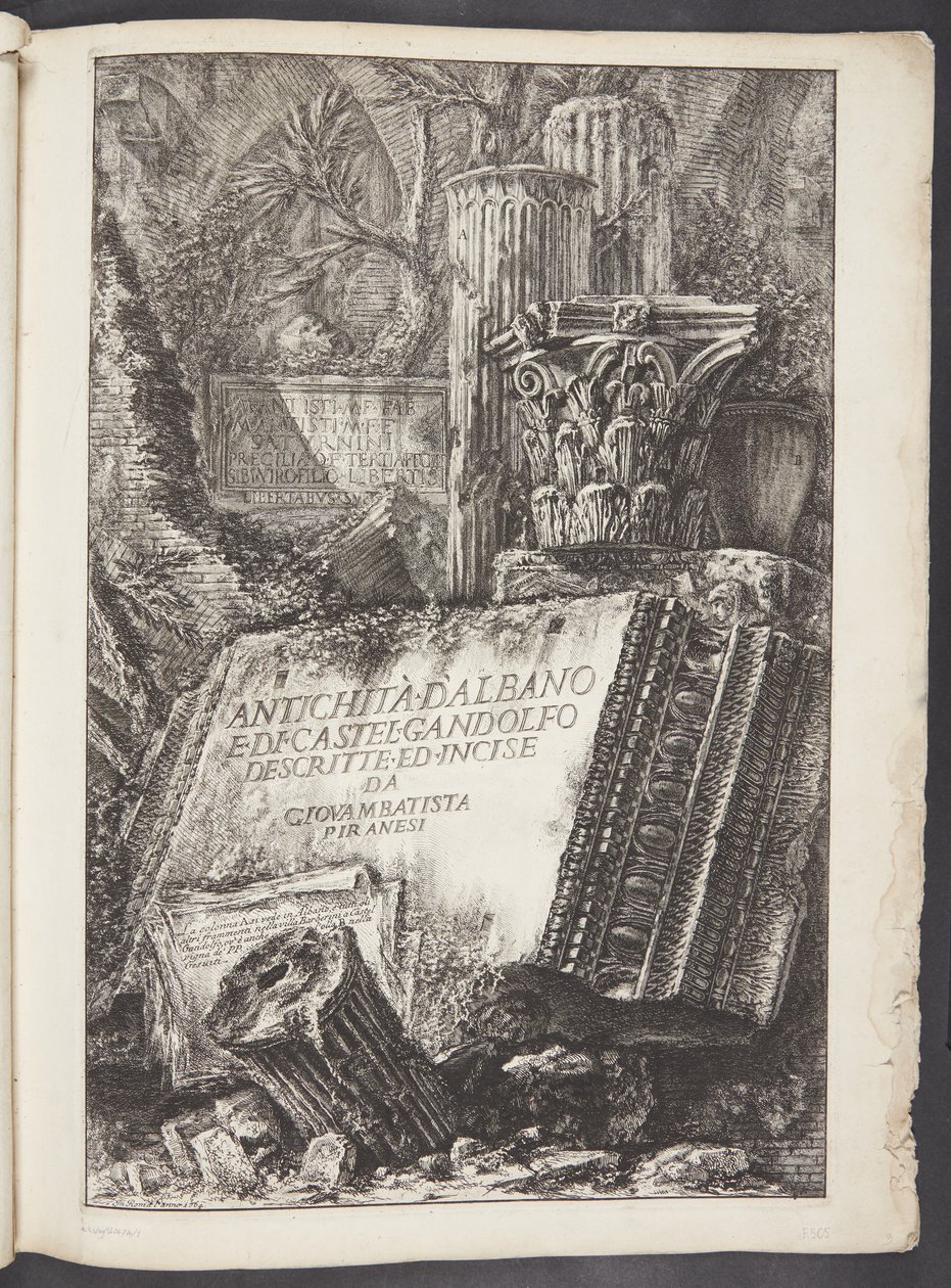 Title Page by Giovanni Battista Piranesi