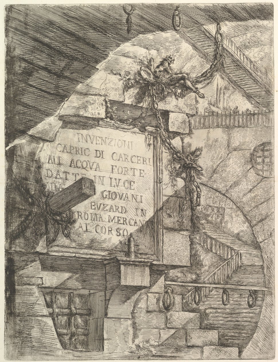 Title Page, from Carceri d