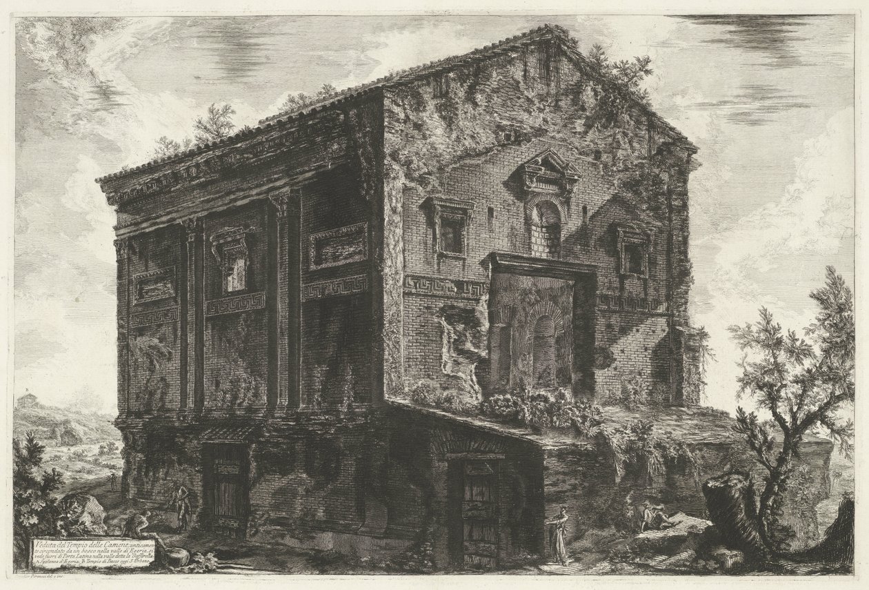 Tomb of Aspasia Annia Regilla in Rome by Giovanni Battista Piranesi