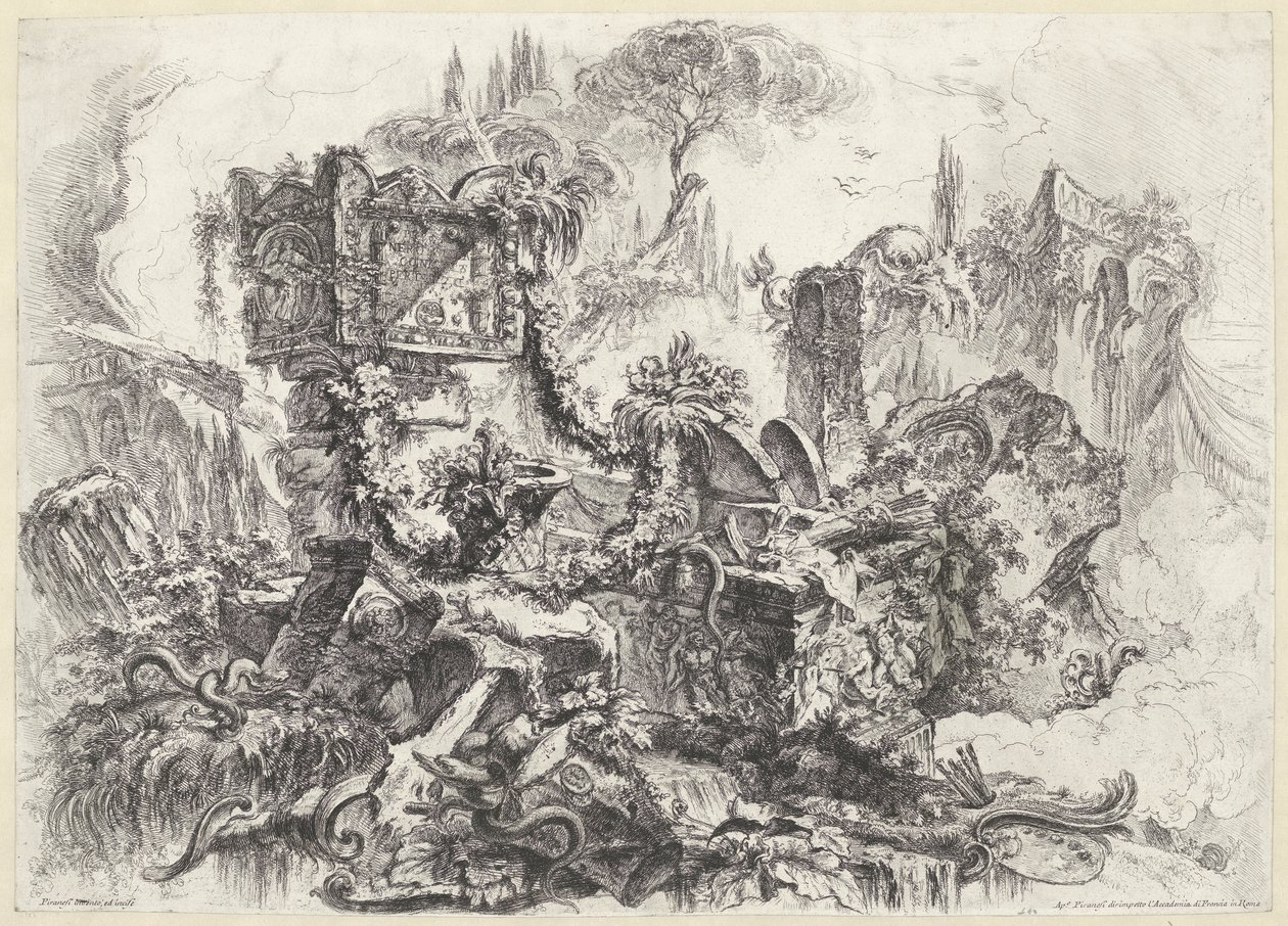 Tomb of Nero by Giovanni Battista Piranesi