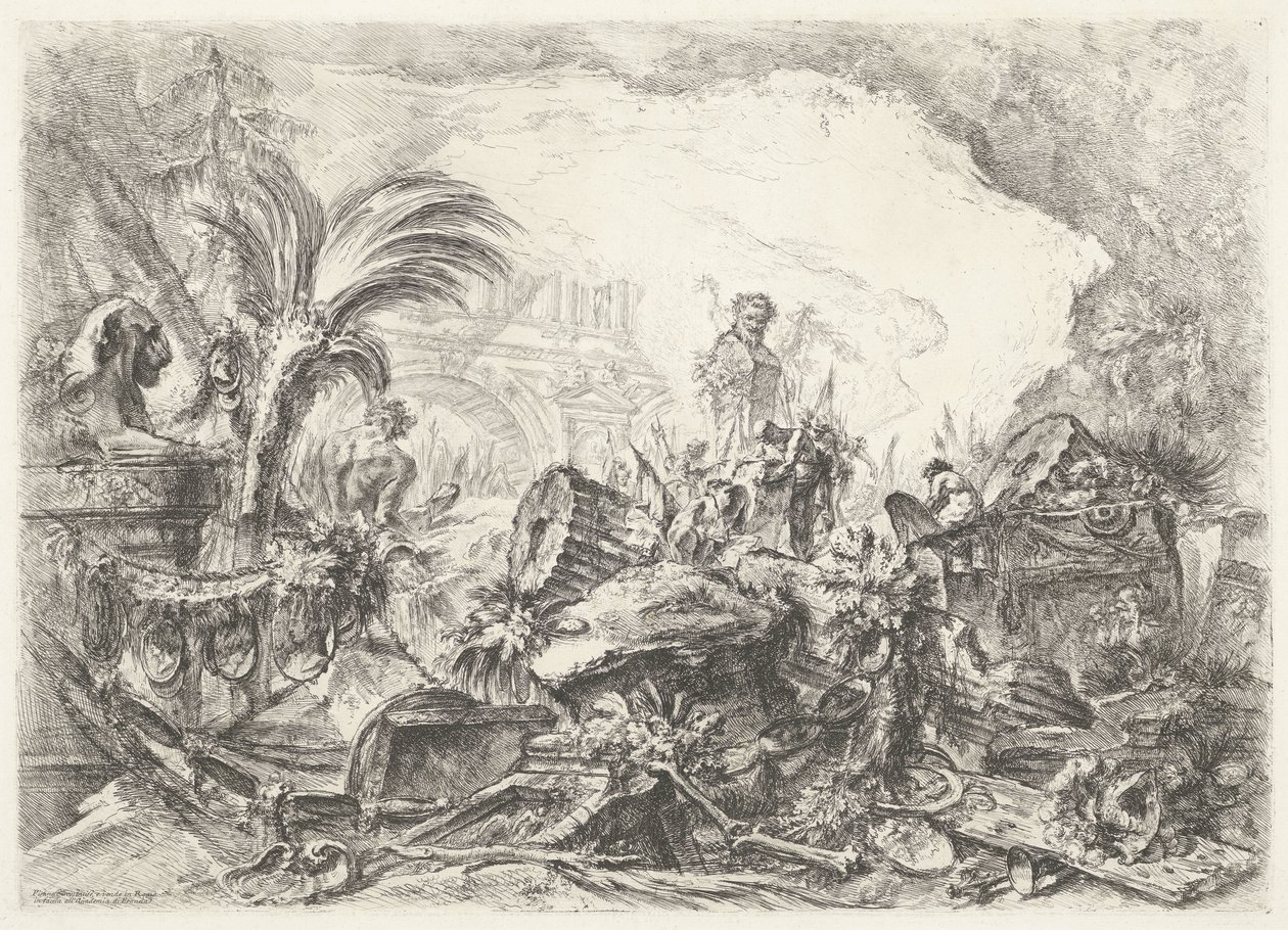 Triumphal Arch (series: Grotteschi) by Giovanni Battista Piranesi