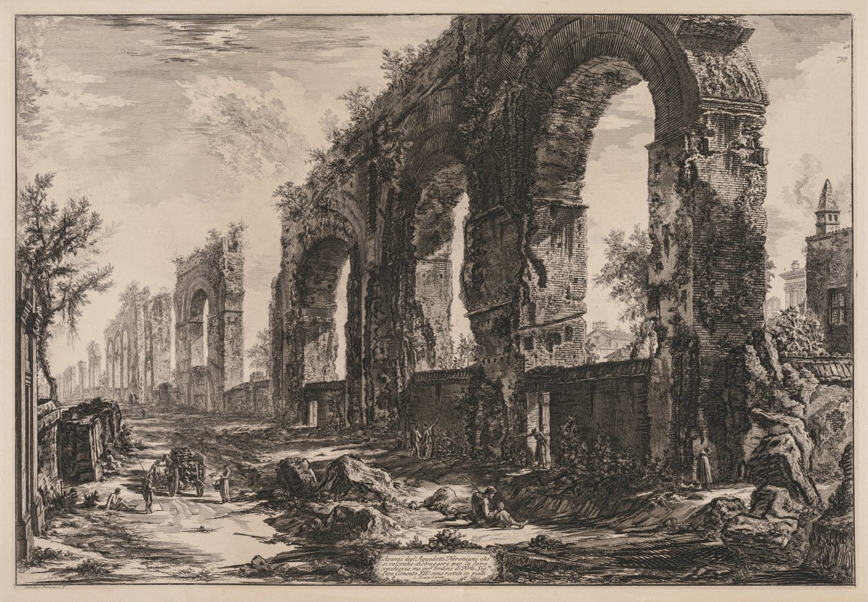 Views of Rome: The Aqueduct of Nero, 1775 by Giovanni Battista Piranesi