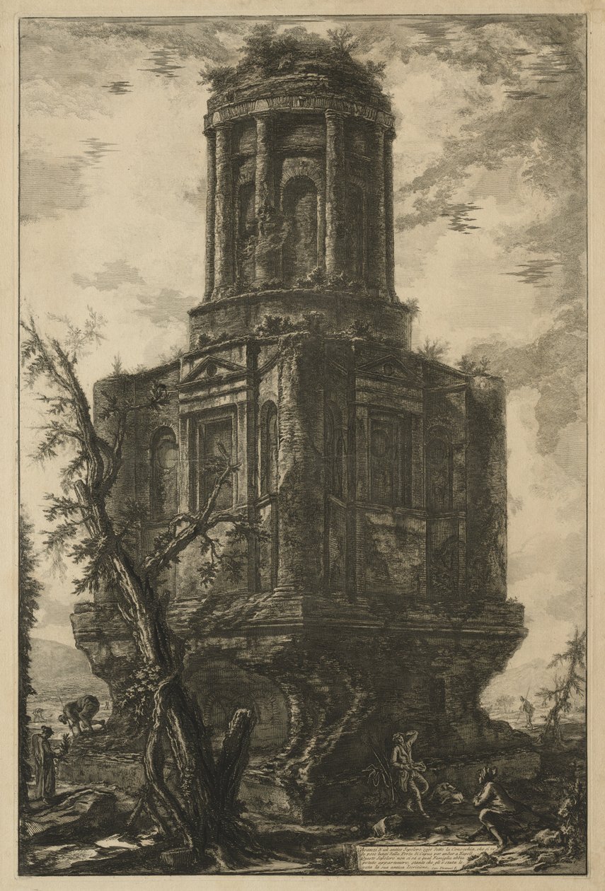 Views of Rome: The Tomb, called La Connocchia, 1776 by Giovanni Battista Piranesi