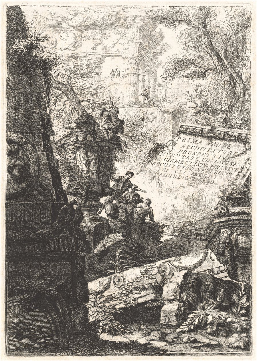 First Part; Grotesques; Prisons; Some Views...; Trophies of Octavian Augustus by Giovanni Battista Piranesi and Francesco Piranesi