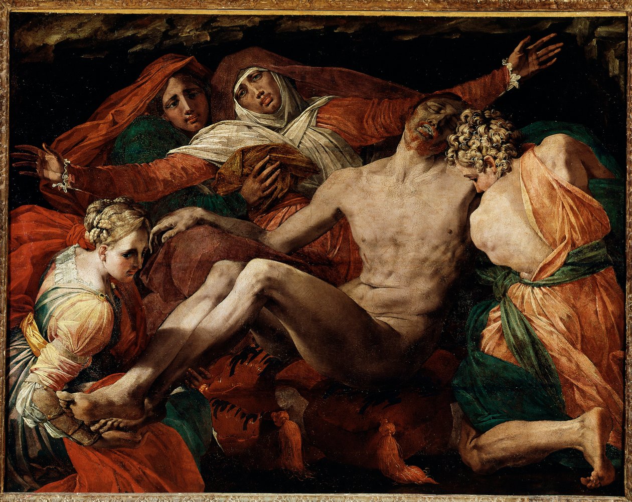 Pieta by Giovanni Battista Rosso Fiorentino