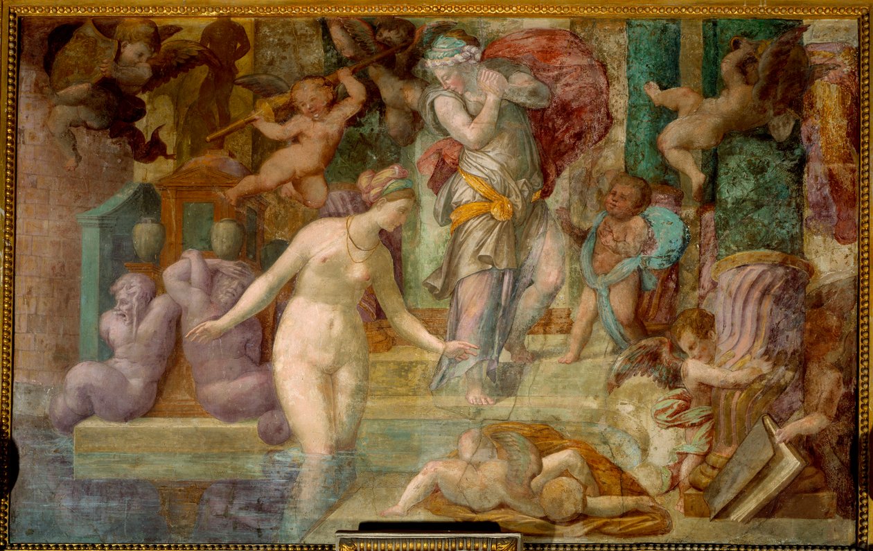 Venus at the Fountain by Giovanni Battista Rosso Fiorentino