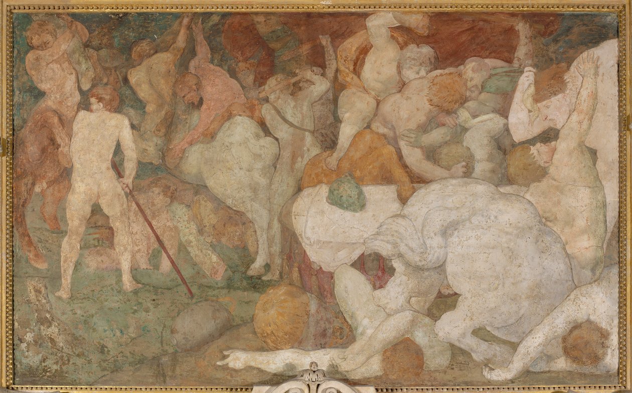 The Battle of the Centaurs and the Lapiths by Giovanni Battista Rosso Fiorentino