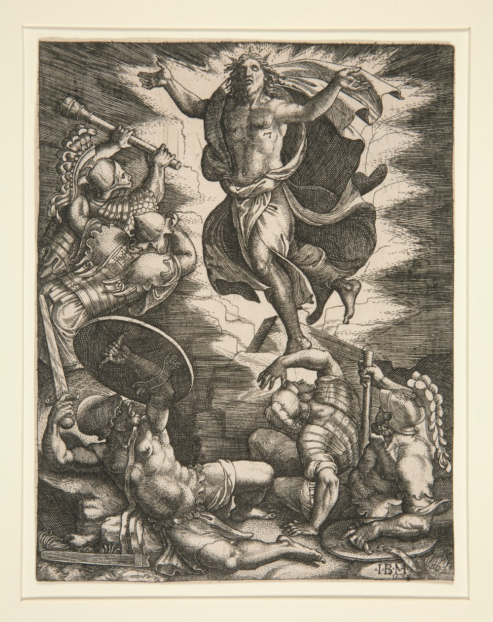 The Resurrection by Giovanni Battista Scultori