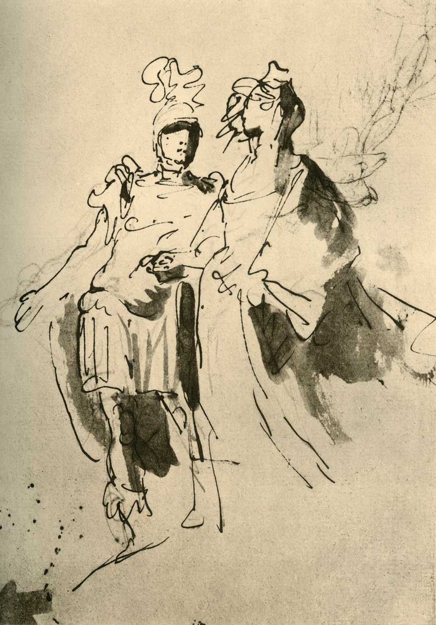 A Soldier and a Woman by Giovanni Battista Tiepolo