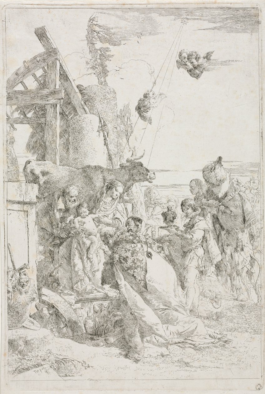 Adoration of the Magi by Giovanni Battista Tiepolo