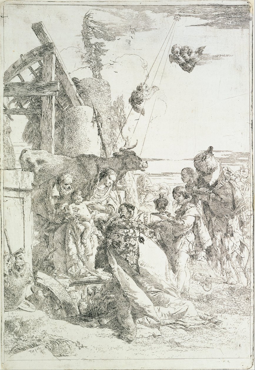 Adoration of the Magi by Giovanni Battista Tiepolo