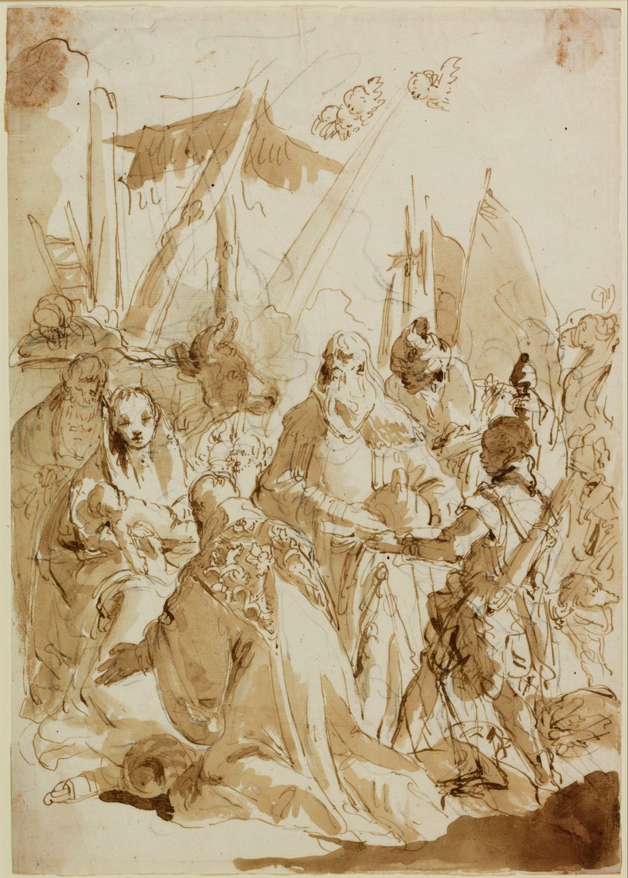 Adoration of the Magi by Giovanni Battista Tiepolo
