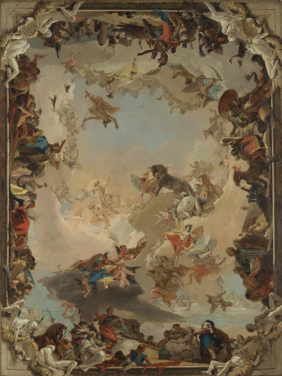 Allegory of the Planets and Continents by Giovanni Battista Tiepolo